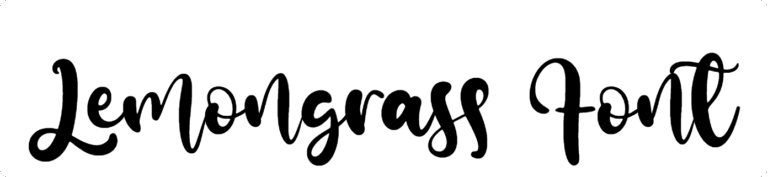 Lemongrass Font Download