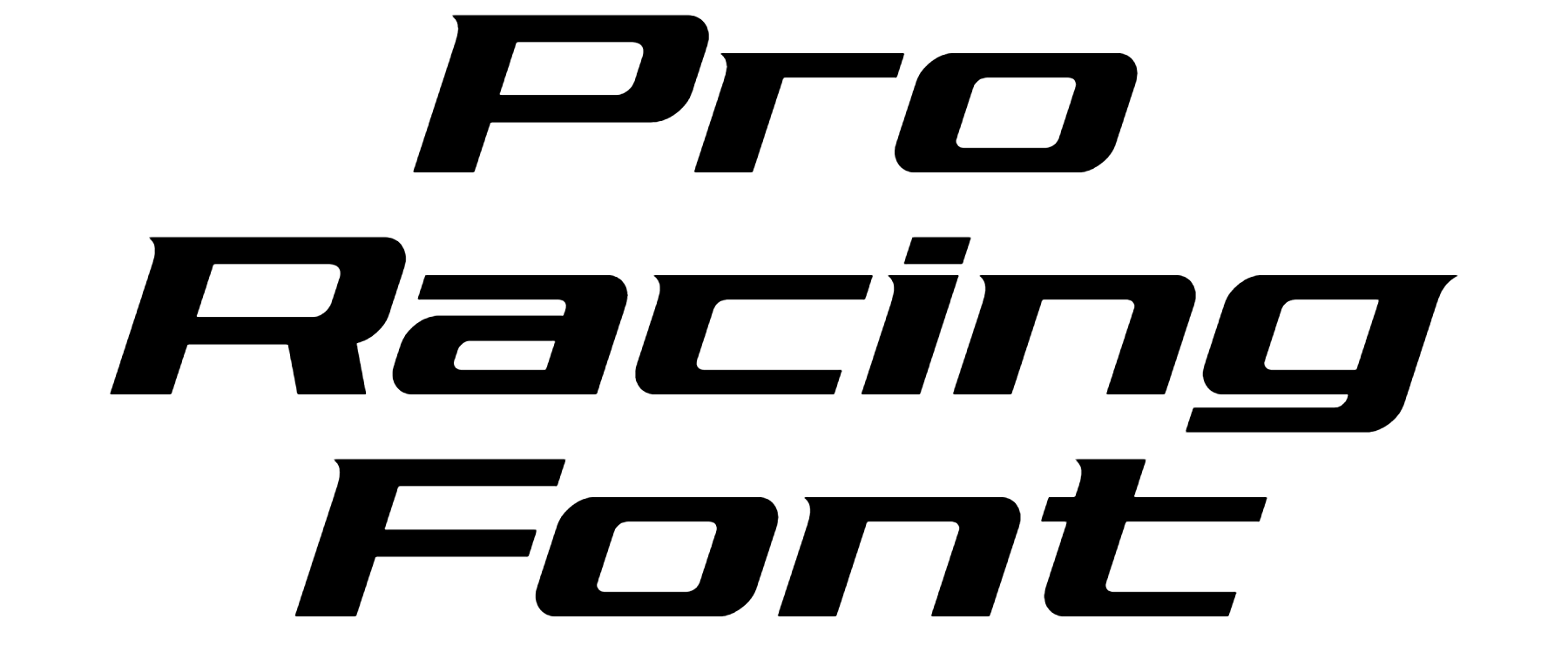 Pro Racing Font Download