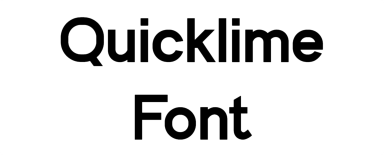 Quicklime Font Download