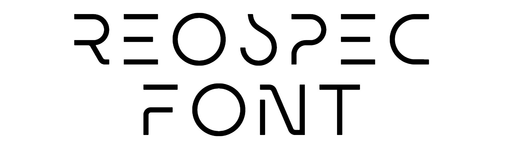 Reospec Font Download