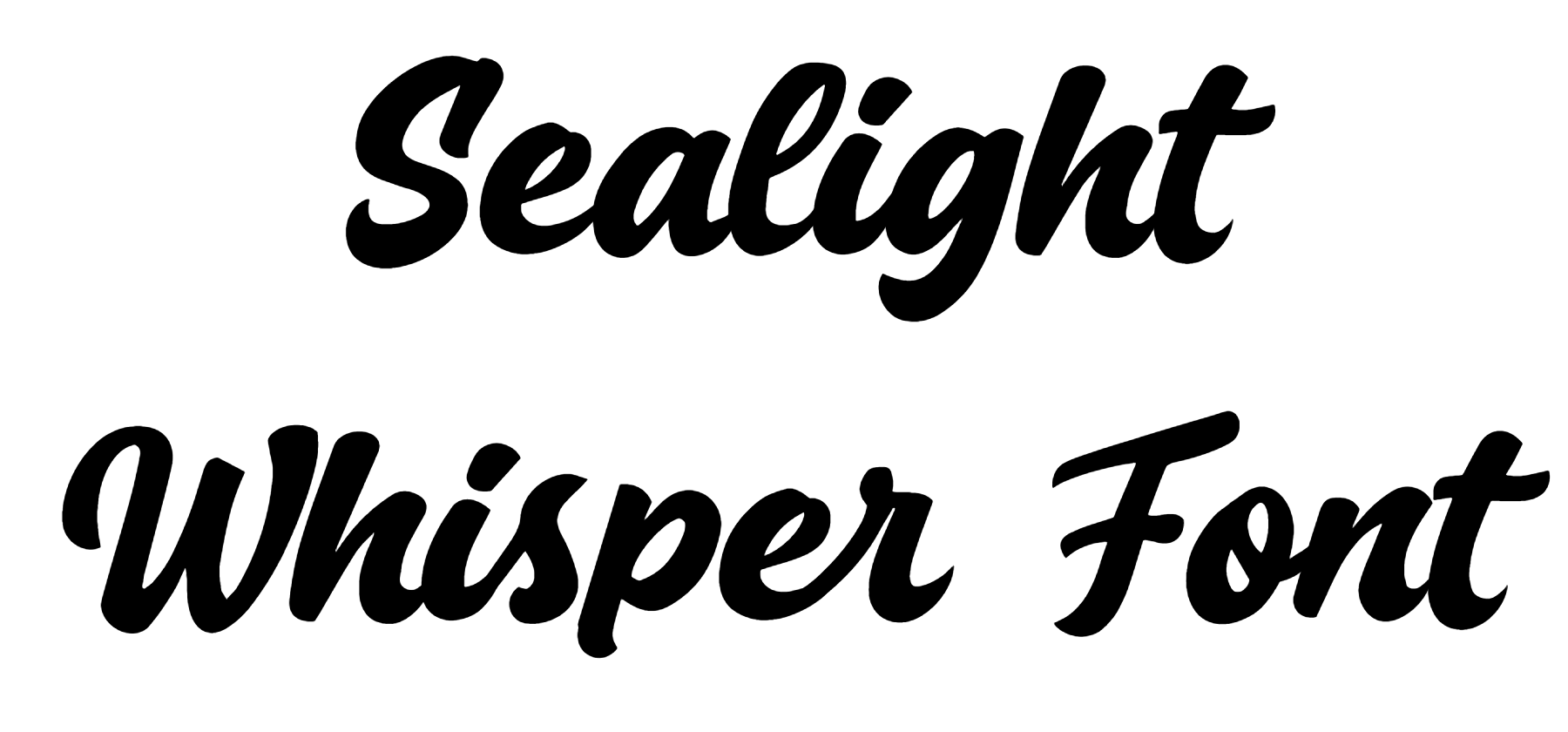 Sealight Whisper Font Download