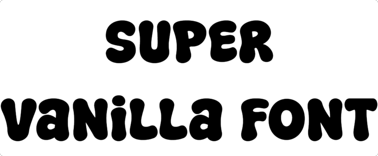 Super Vanilla Font Download