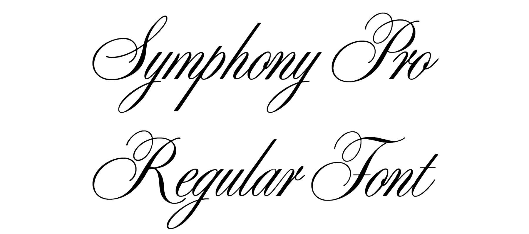 Symphony Pro Regular Font Download