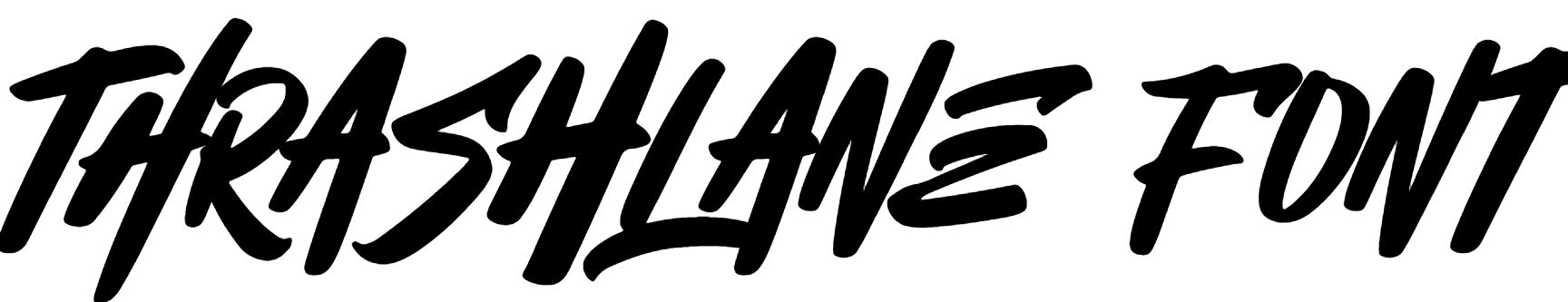 Thrashlane Font Download