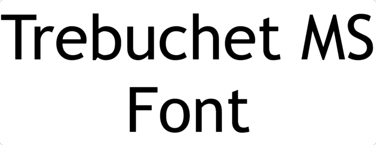 Trebuchet MS Font Download