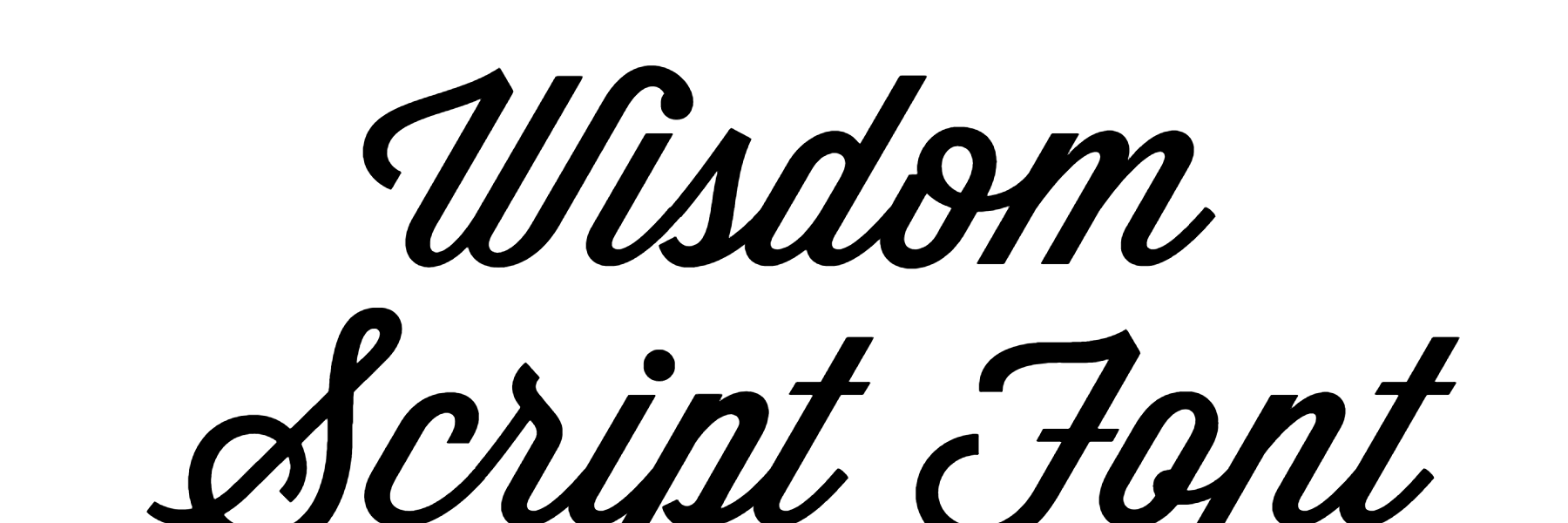 Wisdom Script Font Download