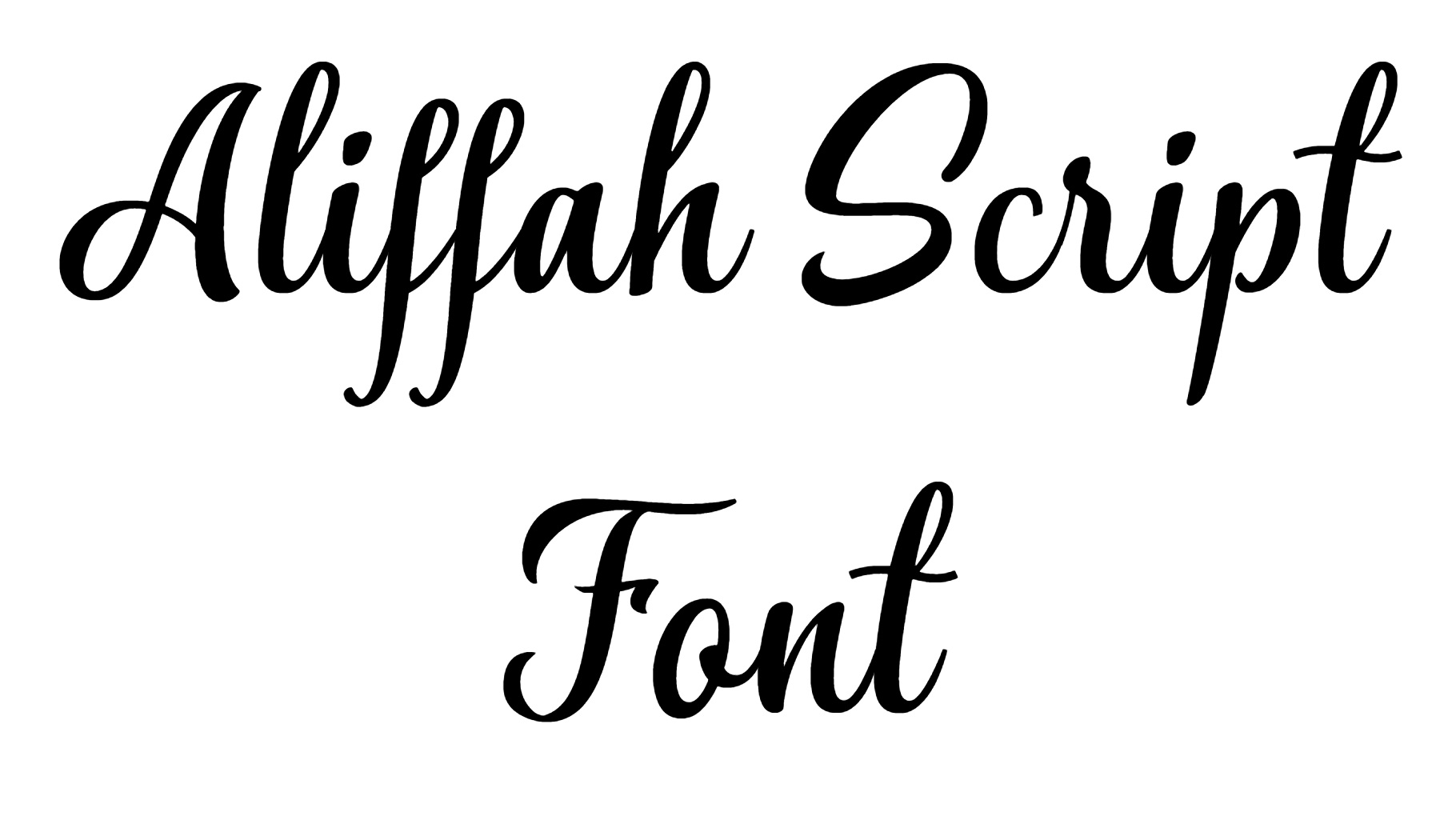 Aliffah Script Font Download