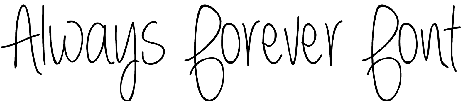 Always Forever Font Download