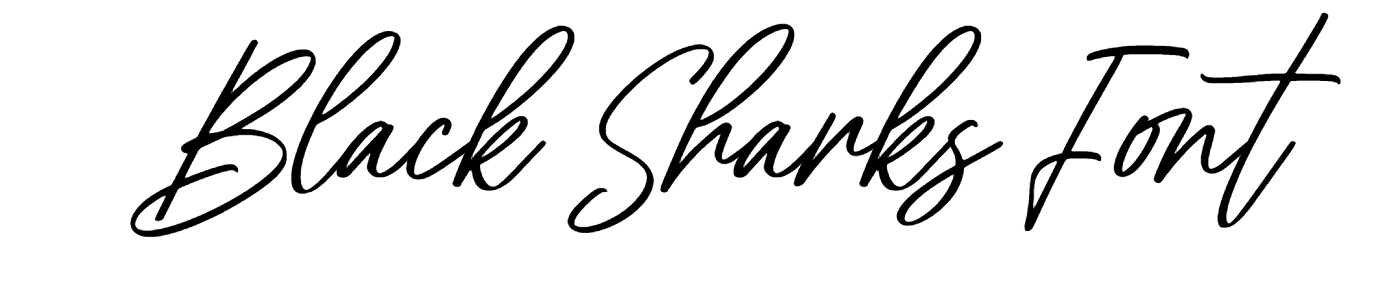Black Sharks Font Download