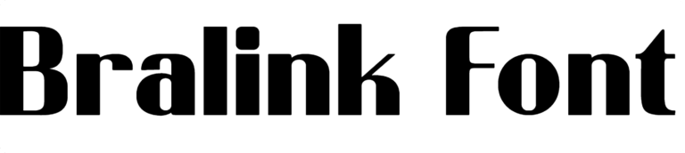 Bralink Font Download
