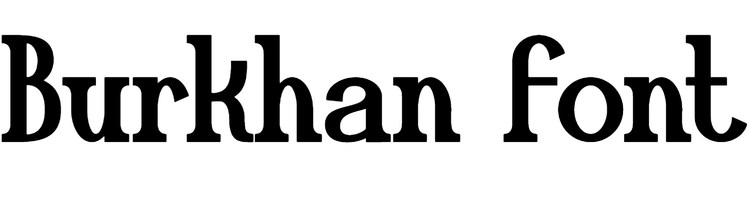 Burkhan Font Download