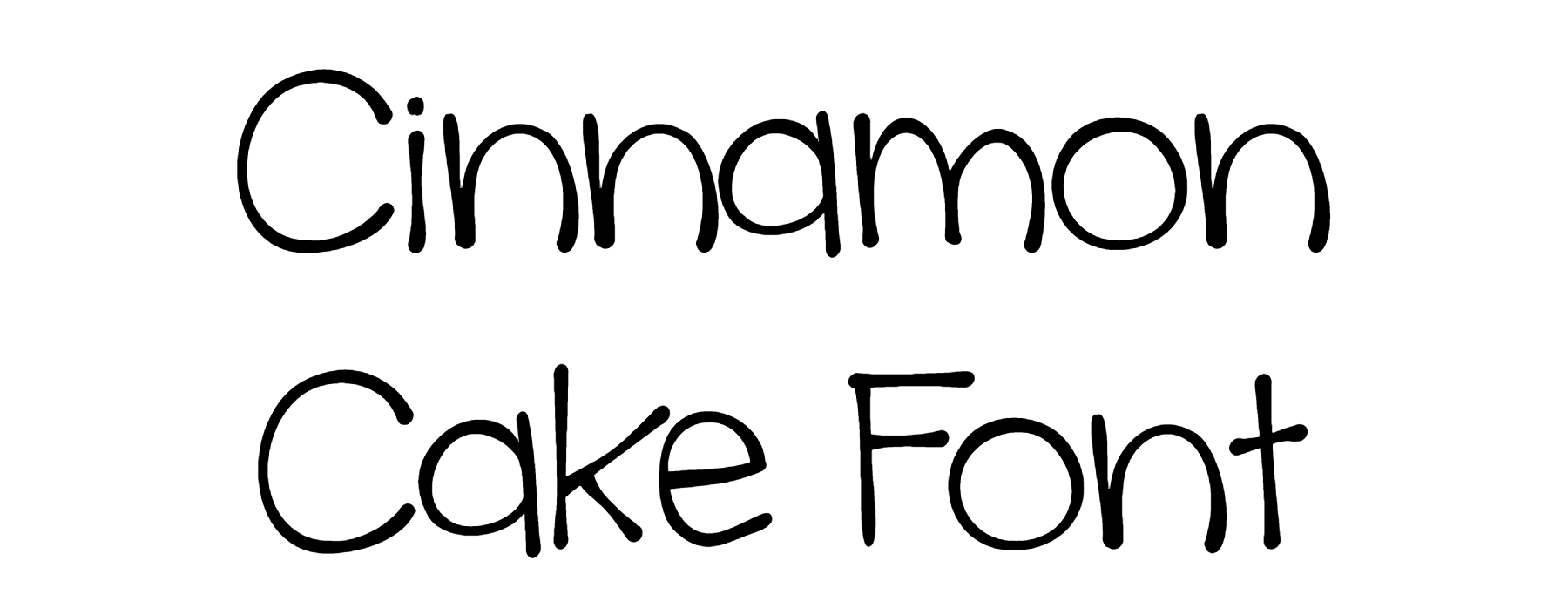 Cinnamon Cake Font Download
