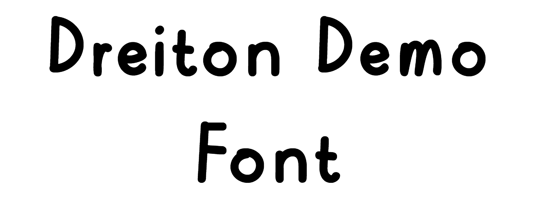 Dreiton Demo Font Download