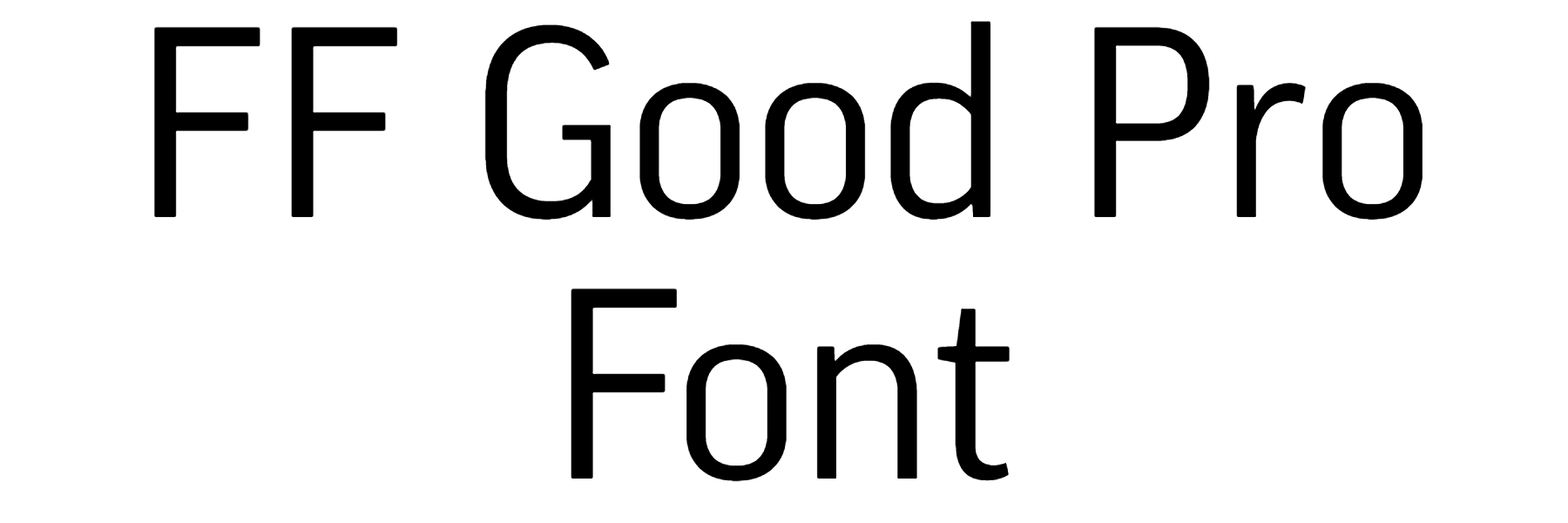 FF Good Pro Font Download