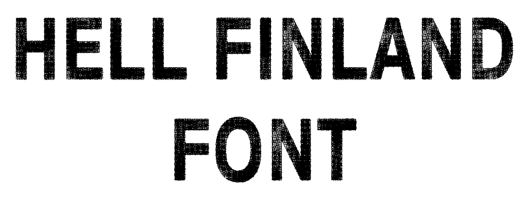 Hell Finland Font Download