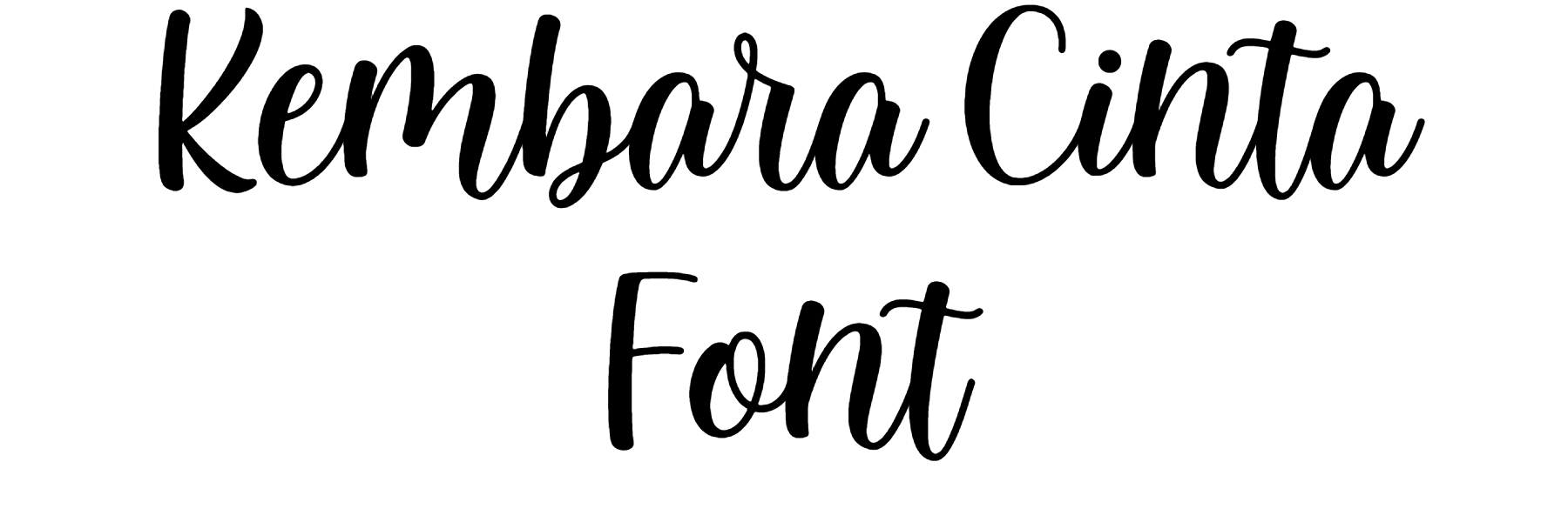 Kembara Cinta Font Download