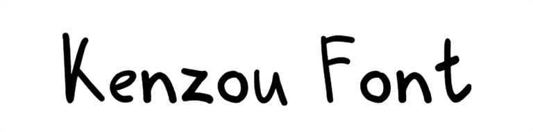 Kenzou Font Download