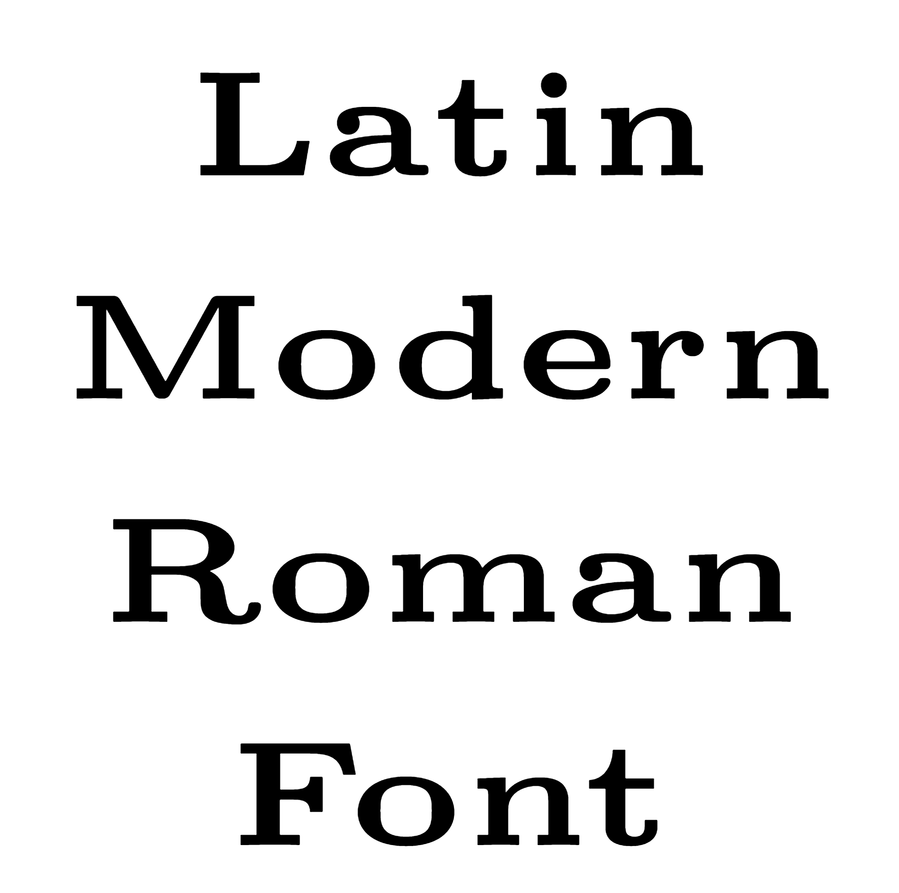 Latin Modern Roman Font Download