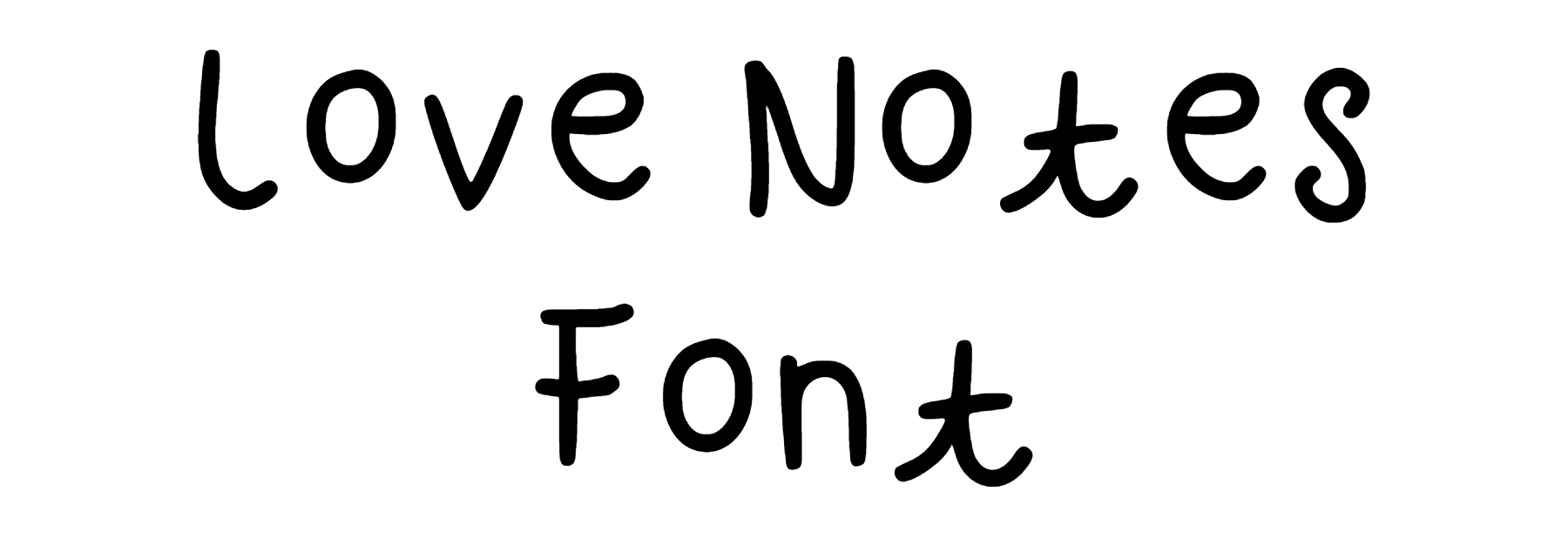 Love Notes Font Download