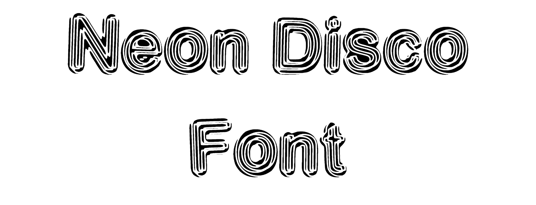 Neon Disco Font Download