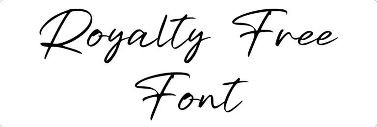 Royalty Free Font Download