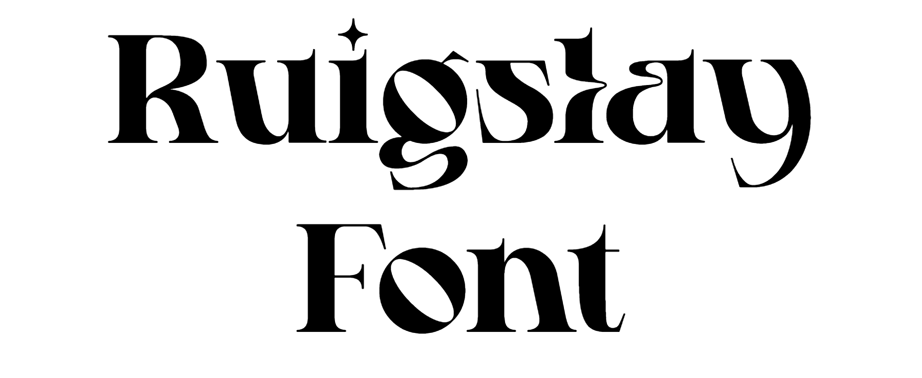 Ruigslay Font Download
