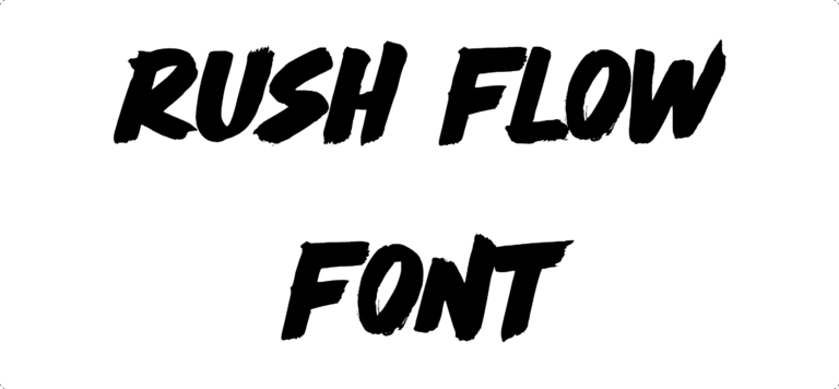 Rush Flow Font Download
