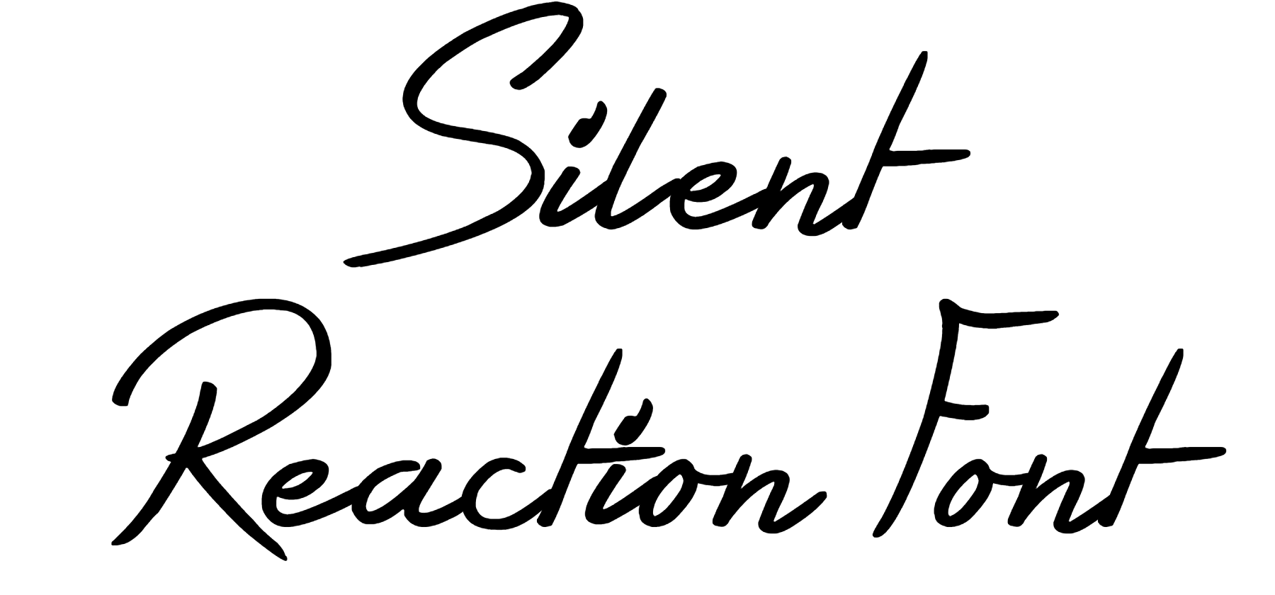 Silent Reaction Font Download