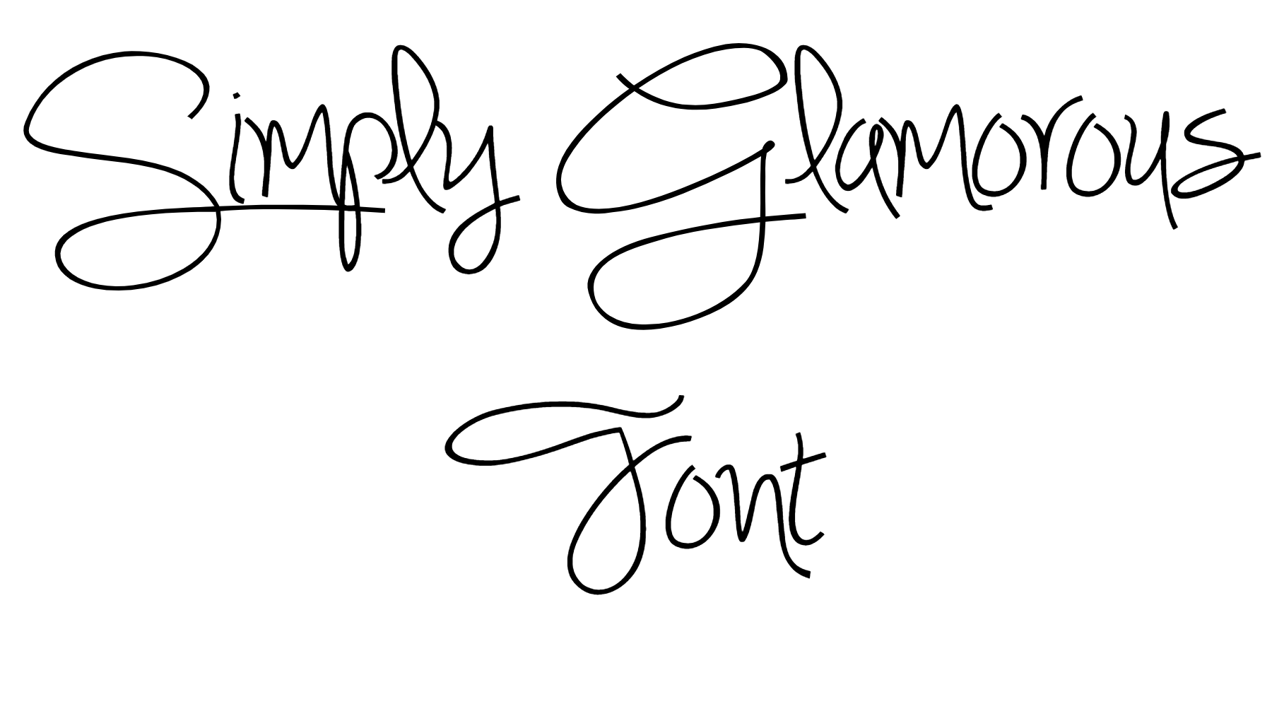 Simply Glamorous Font Download