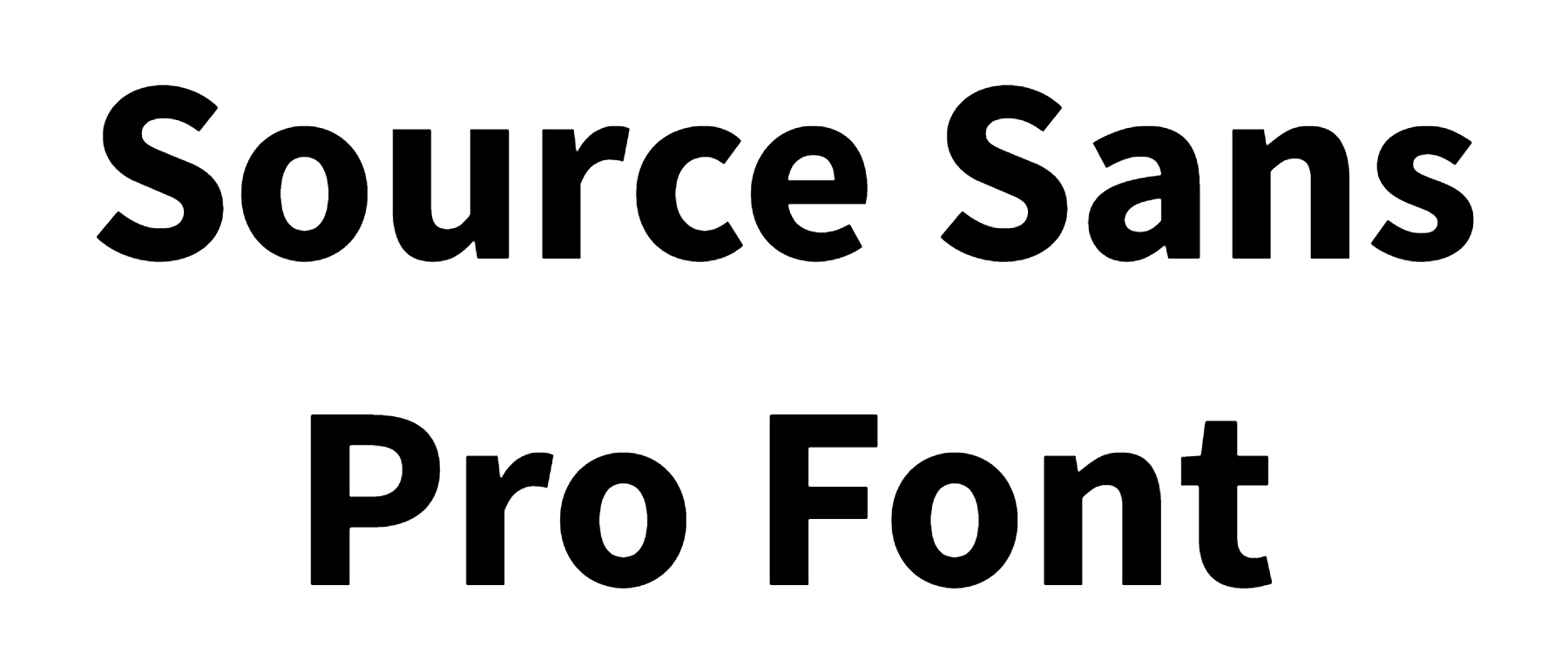 Source Sans Pro Font Download