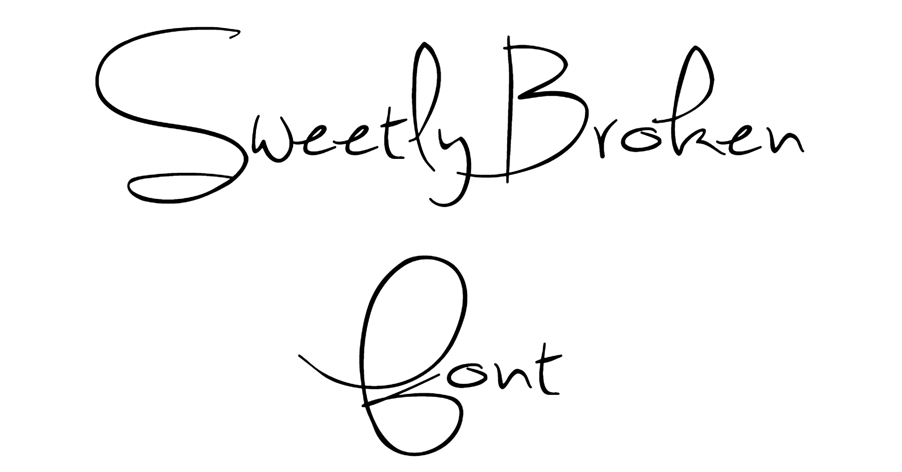 Sweetly Broken Font Download