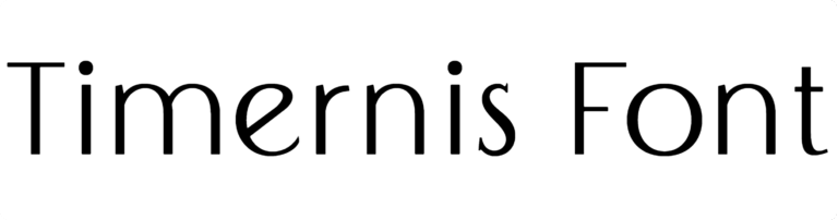 Timernis Font Download