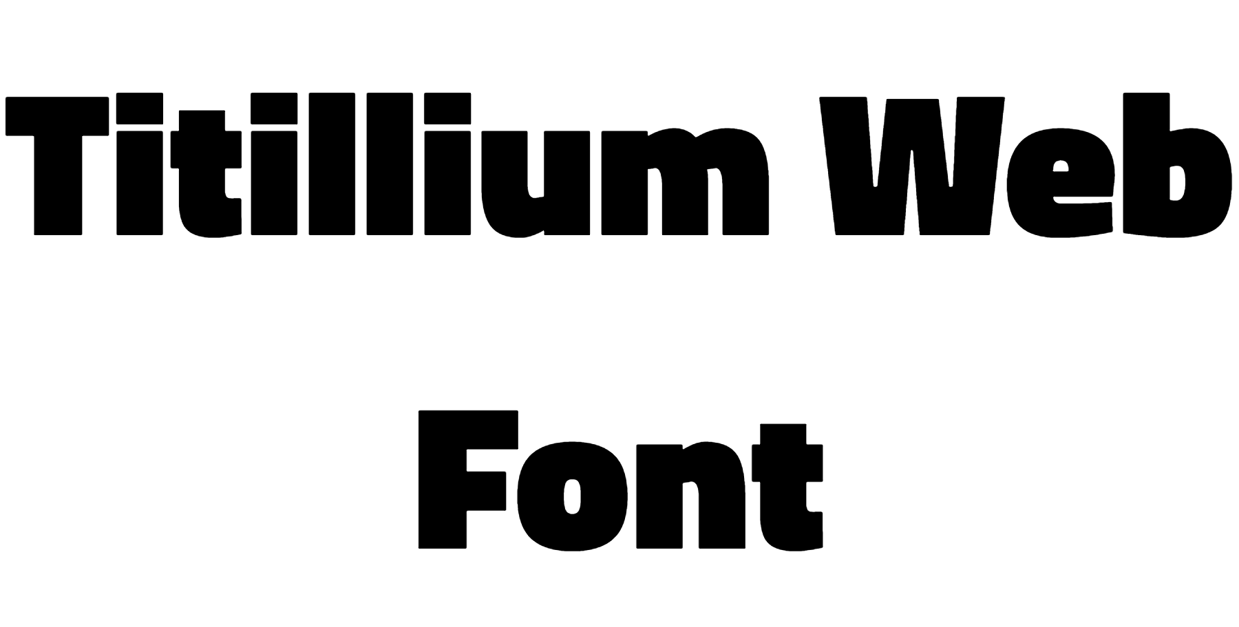 Titillium Web Font Download