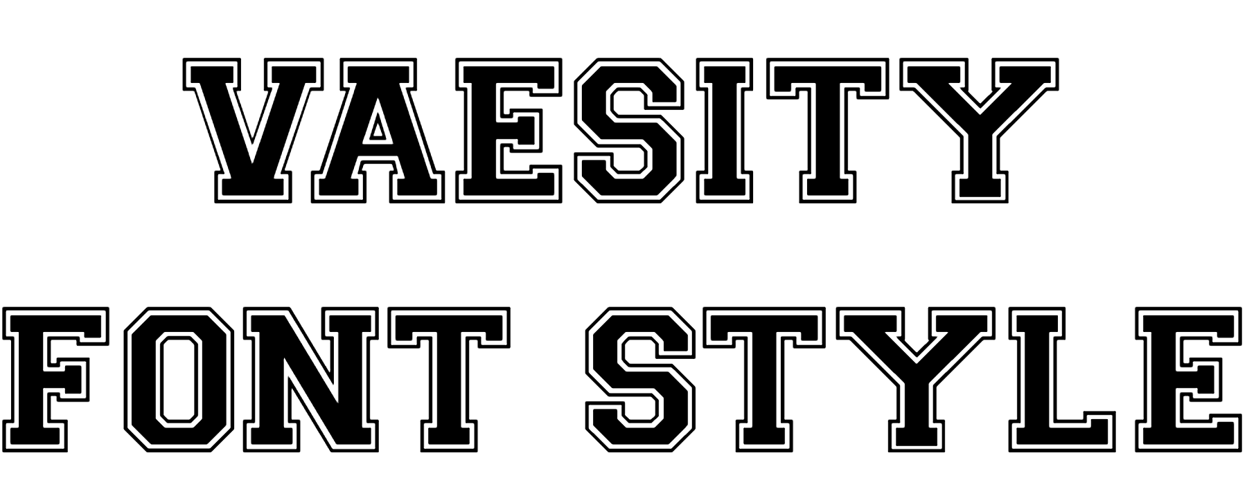 VARSITY FONT free download