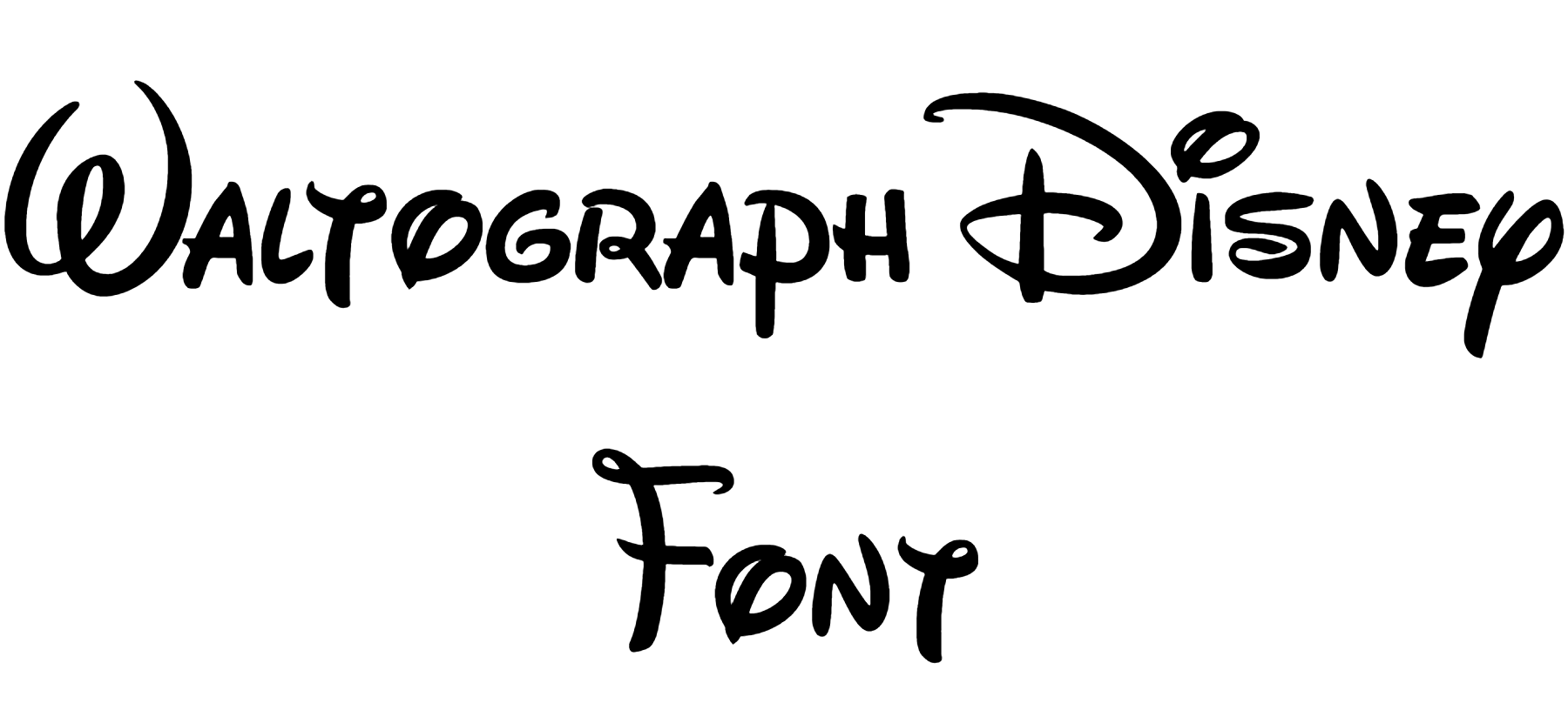 Waltograph Disney font download
