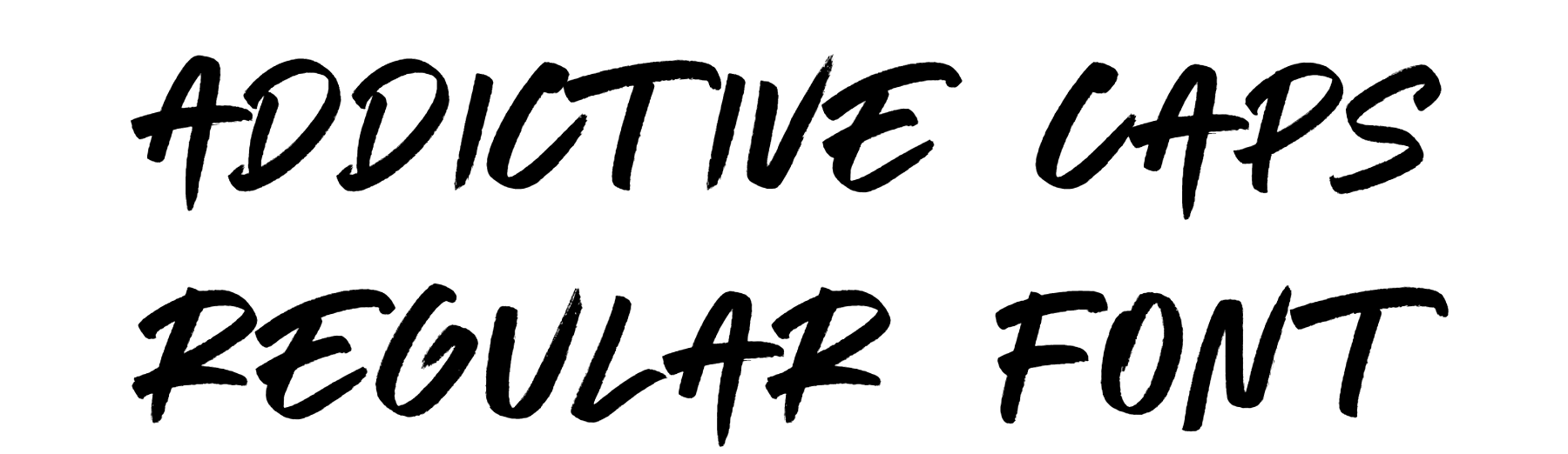 Addictive Caps Regular Font Download