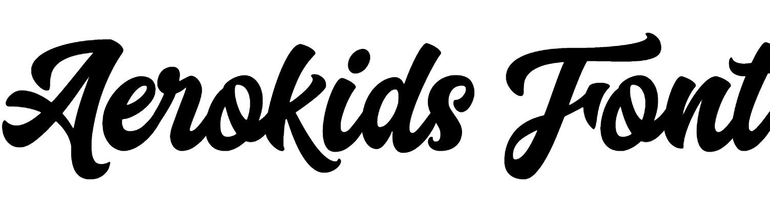 Aerokids Font Download