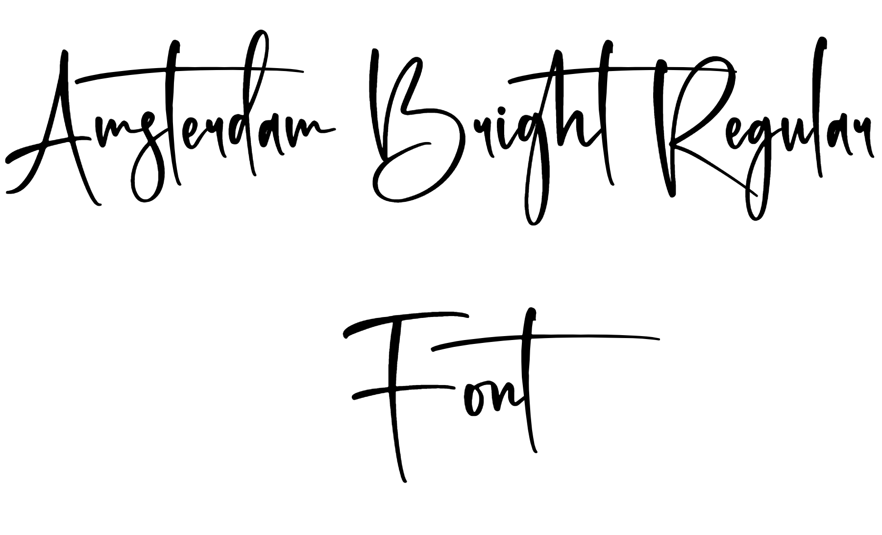 Amsterdam Bright Regular Font Download