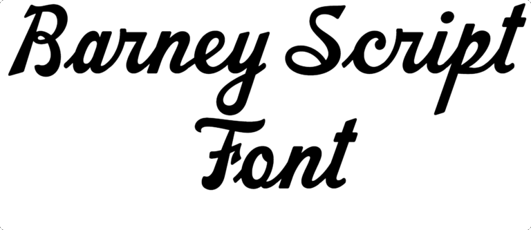Barney Script Font Download