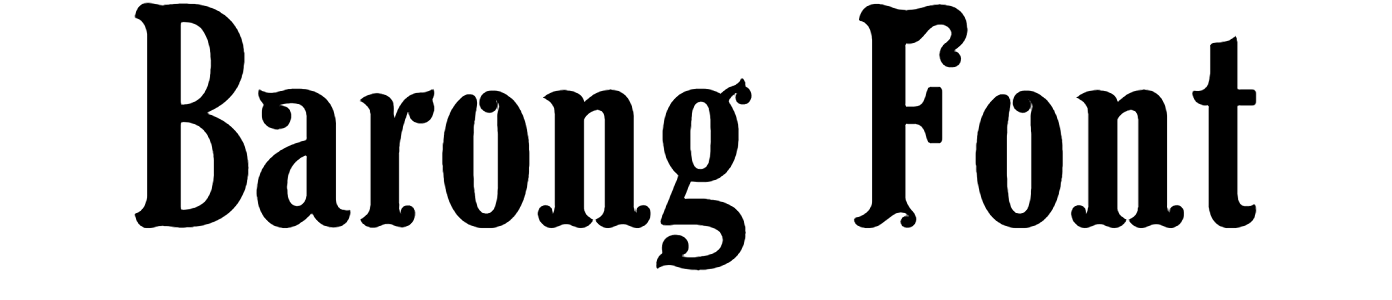 Barong Font Download