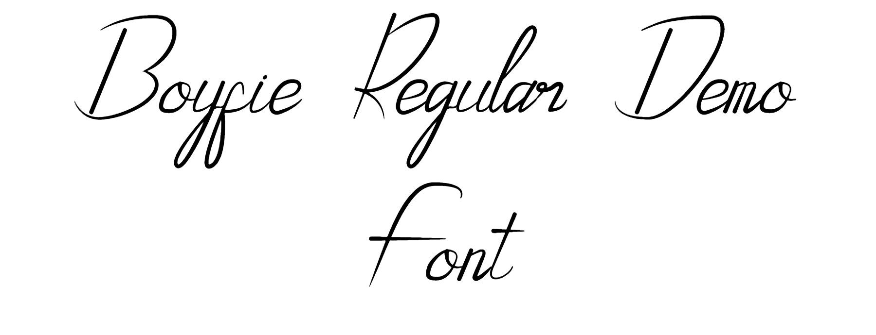 Boyfie Regular Demo Font Download