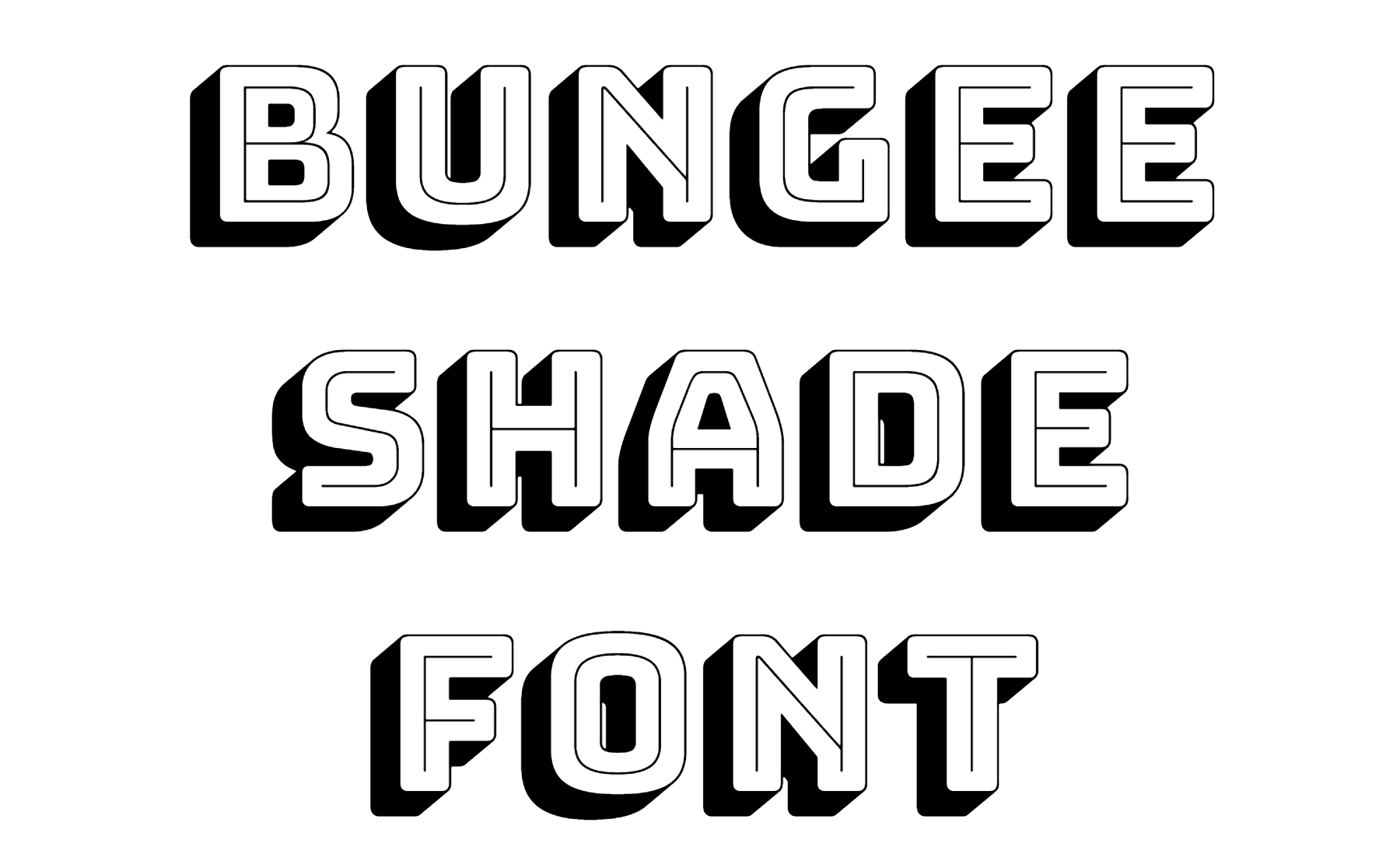 Bungee Shade Font Download