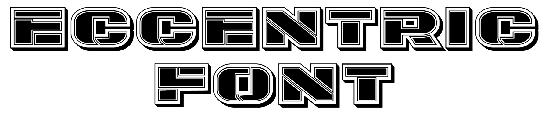 Eccentric Font Download