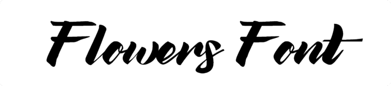 Flowers Font Download