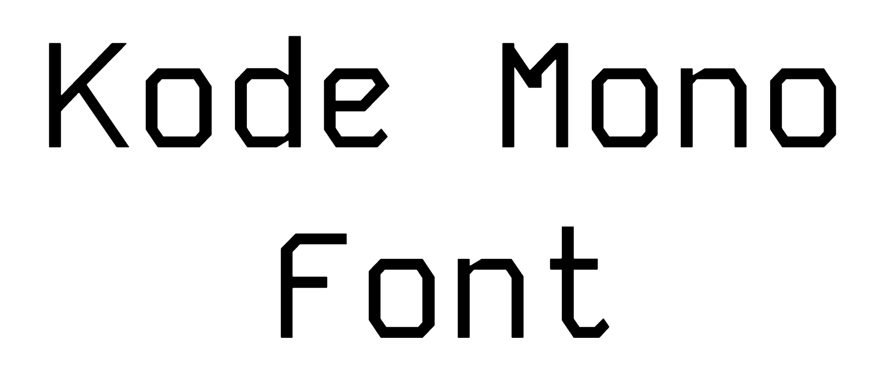 Download Kode Mono Font