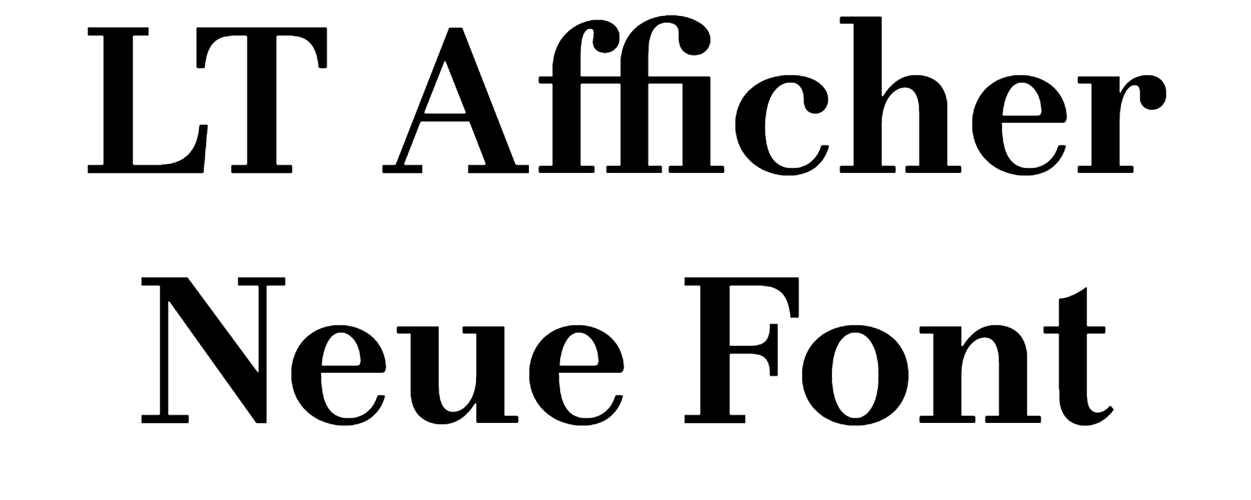 LT Afficher Neue Font Download