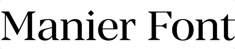 Manier Font Download