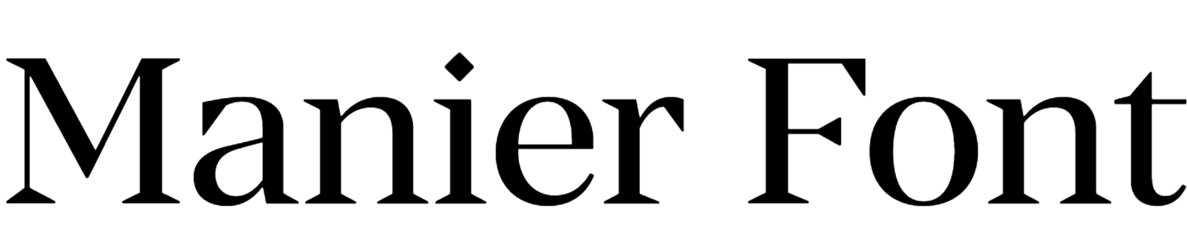 Manier Font Download