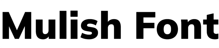 Download Mulish Font