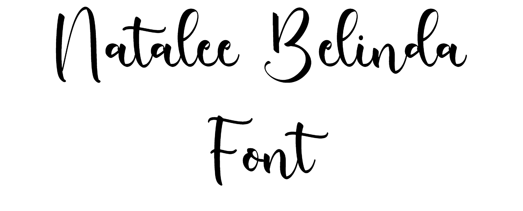 Natalee Belinda Font Download